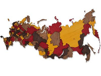 Карта России Лапландский лес